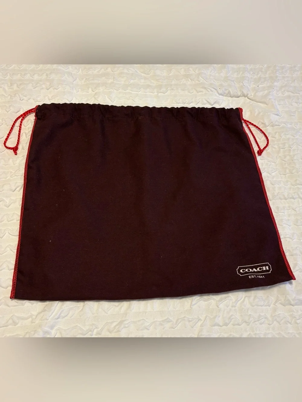 Vintage Coach Storage Dust Bag